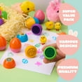 thumbnail image 2 of Joyfy 24 Pcs Assorted Easter Themed Stamper Toy Set for Kids Toddlers Boys Girls, Self-Ink Stampers with 24 Designs for Basket Stuffers, Party Favor, Easter Eggs Hunt Game, Classroom Prize Supplies, 2 of 10