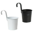 thumbnail image 1 of AURARMLET 2Pcs Hanging Iron Flowerpot Container with Hook for Small Plants and Decorative Use, 1 of 8