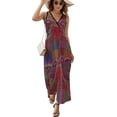 thumbnail image 2 of Mola De Panama Bird Sleeveless Dress Summer Women Clothes Dress for Pregnant Women Dresses, 2 of 9