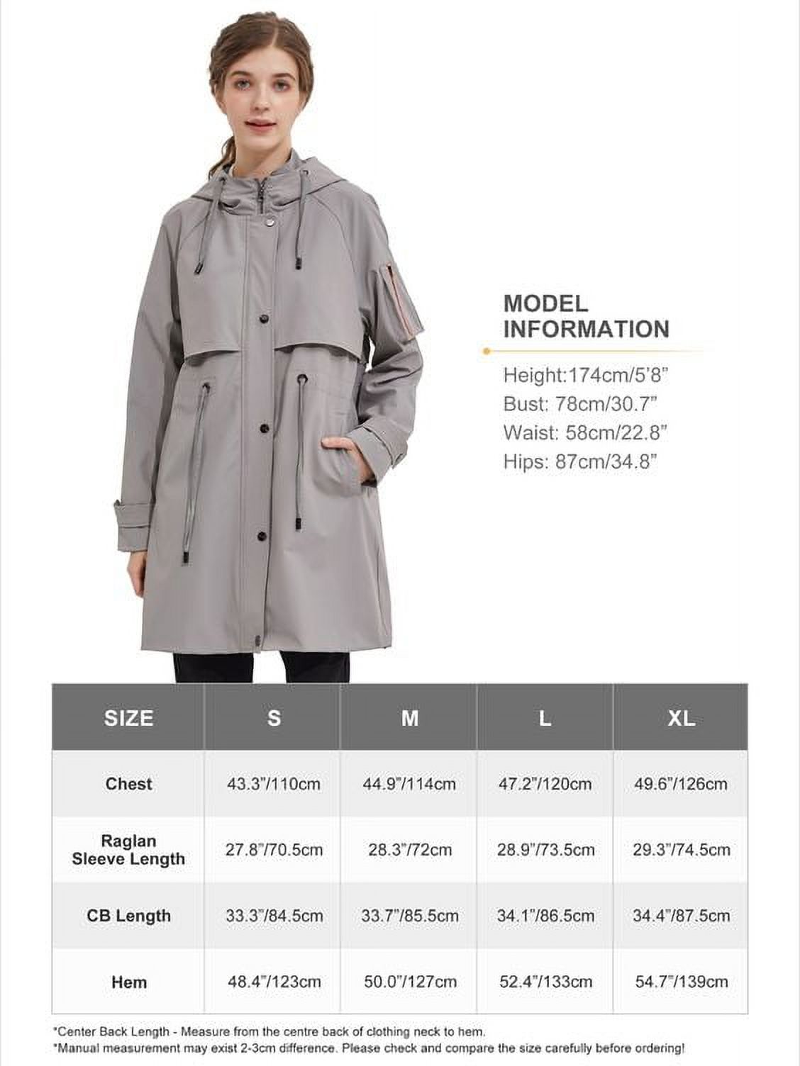 Orolay Women's Double Breasted Long Trench Coat with Belt - image 5 of 5