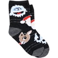 thumbnail image 3 of Rudolph the Red-Nosed Reindeer Kid's 3 Pack Crew Sock Gift Set, Shoe Size 7-10, 3 of 5