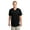 Black, variant on ST220 PosiCharge Tough Mesh Full-Button Jersey T-Shirt, Mens Workout Shirts