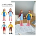 thumbnail image 3 of ELAYARD 1 Set People Figurines for Kids Imitated Figurines Assorted Color Teaching Aid for Friends, 3 of 5