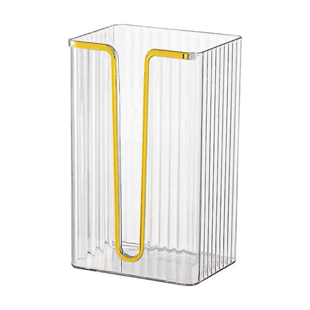 Caja de pañuelos sin perforaciones Organizador de papel para baño de cocina Almacenamiento de toallas de papel montado en la pared B