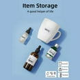 thumbnail image 2 of Label printer,Picture Label Diy 16 Roll Thermal Label Diy Handcraft Diy Handcraft List Sticker With 16 Printer Bt 203dpi Roll Thermal Paper Pocket Printer Portable List Notes Journal 57x25mm Rookin, 2 of 6