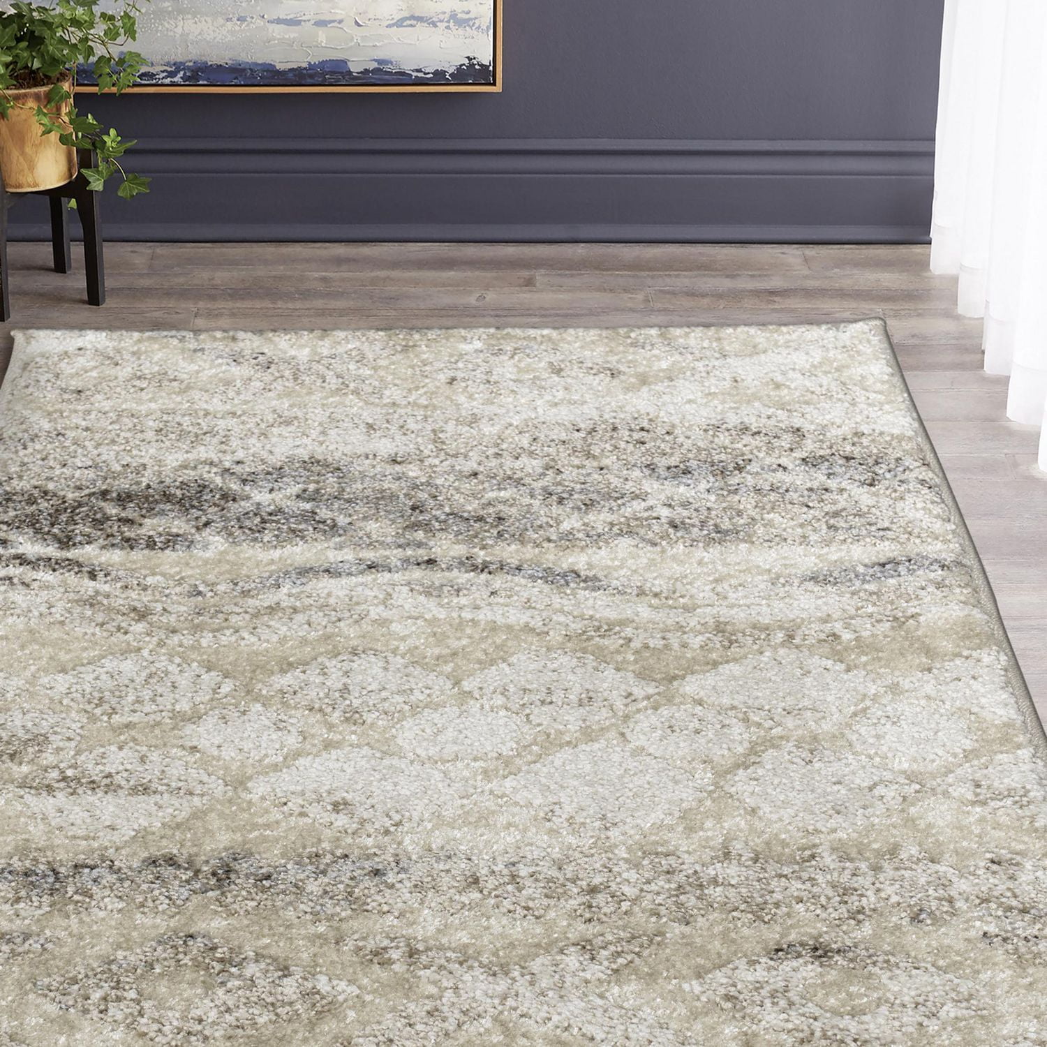 hometrends Accent Rug, 20.5" x 30", durable