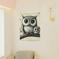 thumbnail image 4 of ZFLMY Owl Baby Branch Tapestry Wall Art Home Decor 100% Polyester 30*40in, 4 of 5