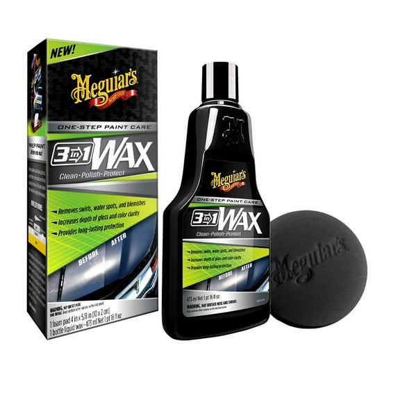 G191016 3 En 1 Wax cera 3 En 1 473ml/16Oz Meguiars .