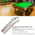 thumbnail image 4 of Billiard Table Rail Track, Leather Belt Billiards Table Slide Track Heavy Duty with Screws for Billiard Pool, 4 of 8