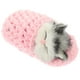 thumbnail image 4 of PTOOTP Muñeco de peluche de gato durmiendo en pantuflas, mini gatito con maullidos, juguete de mano decorativo, regalo para niños y niñas (rosa), 4 of 7