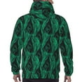thumbnail image 7 of Cauagu Mint Bird Feathers for Men's Pullover Hooded Sweatshirt Athletic Casual Hoodie Aautumn Hoodie Sweatshirt for Men Pullover Casual Hooded Sweatshirt-Large, 7 of 7