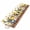White, variant on Sunflowers Farm Animals 2'x6' Runner Rugs for Hallway Kitchen Bedside Non Slip Washable, Vintage Wooden Animals Entryway Rug Runners with Rubber Backing, Long Carpet Runner for Laundry Room