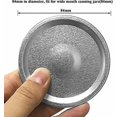 thumbnail image 2 of 80-count Canning Lids Wide Mouth Canning Jar Flats For Ball Jars Split-type Metal Mason Jar Lid For Canning-food-grade Material-100% Fit & Airtight Fo, 2 of 5