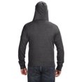 thumbnail image 3 of J America JA8872 Adult Triblend Full-Zip Fleece Hooded Sweatshirt, 3 of 4