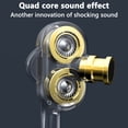 thumbnail image 4 of Type-C Wired Earbuds, Bass Music in Ear Stereo Headphone Headset Earphone Earpiece, Great for Jogging, Hiking, Gym Exercise, Sporting, Walking, Running, Staking, Climbing BLUE, 4 of 8