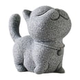 thumbnail image 1 of Siruishop Statue Animal Decor Decorative Ornament Fun Tea Table Stone Tea Pet Tsundere Cat, 1 of 8