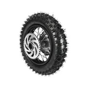 Rear 3.00-10 Dirt Bike Tire, 3.00-10 Tire 10 Tire Rim Wheel Assembly 80/100-10 for CRF50 XR50 SSR Apollo 50cc 70cc 90cc 110cc Pit Dirt Bike Mini Trail Monkey Razor