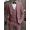 Pink, variant on Beauty-Emily Men’s 3-Piece Suit Set – Vertical Striped Blazer, Vest & Pants, Classic Two-Button Design for Wedding, Business, Party, or Formal Events