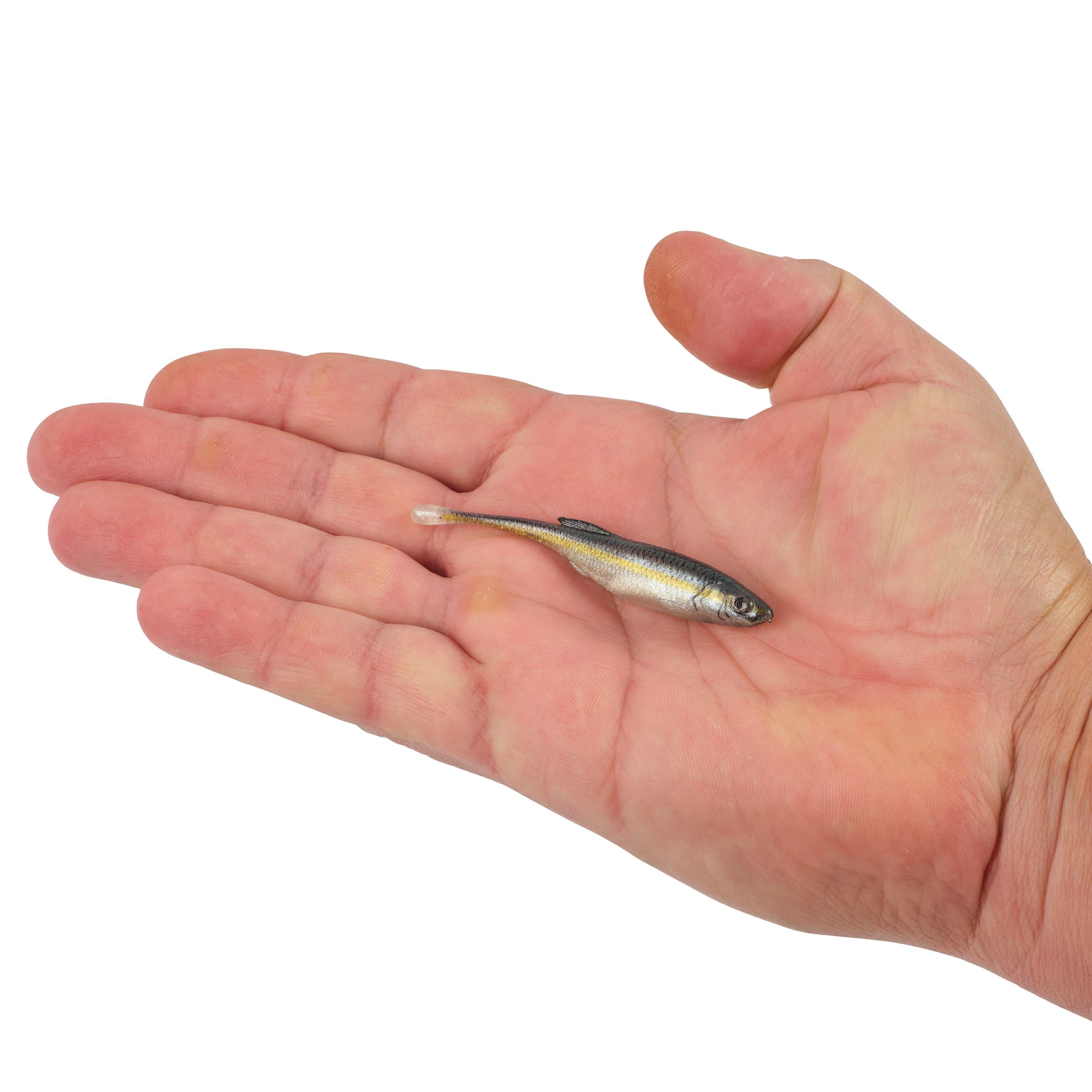 Berkley PowerBait® Drip Minnow, 3 in, Black Shad (6-Count)
