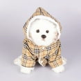 thumbnail image 2 of Dog Hooded Sweater Plaid Pet Clothes, 2 of 6