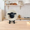thumbnail image 5 of 3Pcs Sheep Toilet Roll Holde, Tissue Paper Storage Stand, Black Sheep Loo Roll Holder, Toilet Paper Holder Bathroom Set For Bathroom Shelf Housewarming Gift Bathroom Stand Table Counter Decor,3 Pcs, 5 of 6