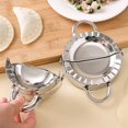 thumbnail image 3 of Hyasfey 3-in-1 Dumpling Maker Stainless Steel Empanada Press Mini Pie Mold Multi-Functional Tortilla Clamp for Kitchen, 3 of 8
