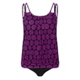 thumbnail image 5 of Roncen Women's Polka Dot Tankini Set - Ruffled Smock Top & Solid High-Waisted Swim Bottom, 5 of 5