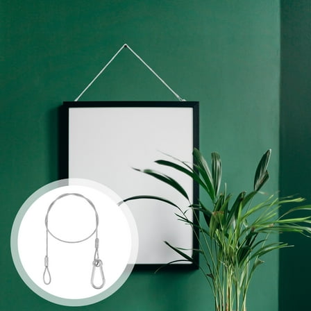 MLINS  5 Pcs Heavy Duty Lanyard Load Cable for Lamp Safety Steel Rope Professional