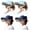 color mixing3, variant on TELOLY 4Pcs Mens Hat,Retractable Design Cowboy Hats for Women,Breathable Open-Top Cowboy Hat Men,Color Mixing1,4