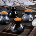 thumbnail image 6 of Monyance Ceramic Toothpick Pot Japanese Style Toothpick Holder Ceramic Toothpick Storage Jar Home Toothpick Jar(2.17X2.17X1.57Inches), 6 of 11