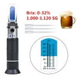 thumbnail image 7 of Beer Refractometer Hand Held 0-32% Brix Brewing Wort 1.000-1.120 SG proportion Tool ,High Accuracy, 7 of 7