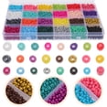thumbnail image 1 of KAKOWELY 24000 Pcs Multi-Function Craft Beads for Jewelry Making Assorted Color DIY Projects, 1 of 8