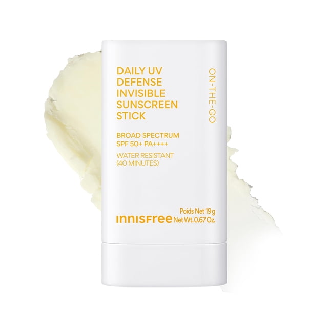 Protector solar en barra Innisfree Daily UV Defense SPF 50+, resistente al agua