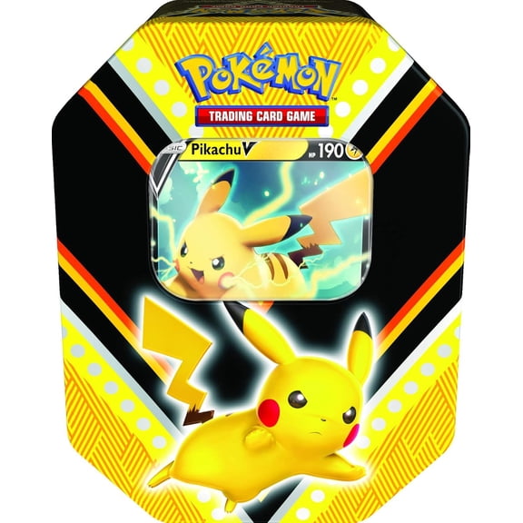 Pokemon V Powers Pikachu V Tin Set (4 Booster Packs & Promo Card)