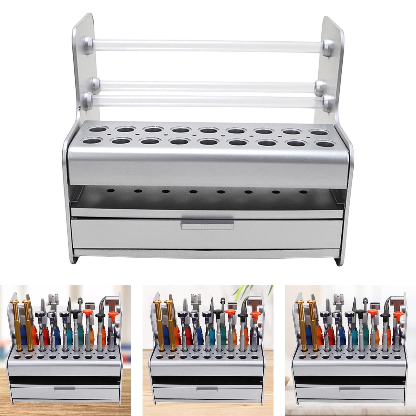 Tool Storage Rack Screwdriver Holder Multifunction Organizer with Drawers for Workshop Garage Home Office