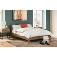 thumbnail image 5 of Signature Design by Ashley Deanlow Queen Mid-Century Panel Headboard, Honey Brown, 5 of 5