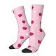 thumbnail image 1 of Balery Strawberry And Heart Calcetas Largas con Estampado para Hombre y Mujer – Suaves y Transpirables, Talla Única (US 5-11), 1 of 6
