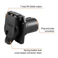 thumbnail image 4 of Unique Bargains Truck Vehicle Side 7 Way Pin Trailer Wiring Harness Connector Adaptor Replacement Waterproof, 4 of 8