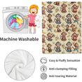 thumbnail image 4 of Monkey and Banana Blanket,Fun Cartoon Jungle Theme Throw Blankets,Birthday Gifts for Kids & Animal Lovers,Lightweight Soft Fleece,for Picnic Sofa Couch Bed Room Travel,Modern Decor,40x50in, 4 of 6