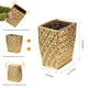 thumbnail image 4 of Cubo de basura RXLVCKY cuadrado de cerámica dorada para cocina y baño, 4 of 7