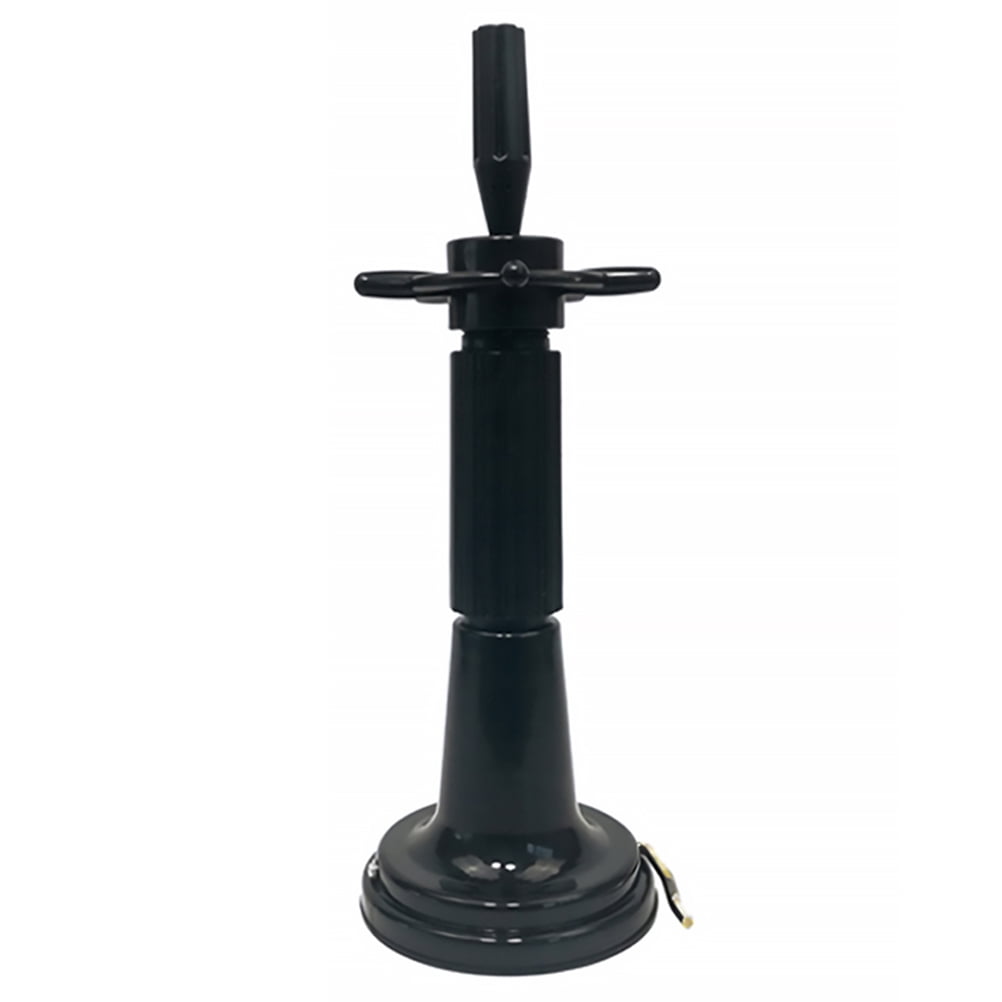 UPKOCH Mannequin Head and Stand Black Plastic 1 Set 15x5.3in