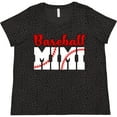 thumbnail image 3 of Inktastic Baseball Mimi Women's Plus Size T-Shirt, 3 of 5
