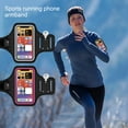 thumbnail image 2 of Iaukyu Running Sports Phone Armband Bag with Pocket for Earbuds Car Keys Reflective Arm Strap Sweat-proof Mobile Phone Holder Arm Bag Outdoor Jogging Cycling Sports Accessories, 2 of 6