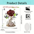 thumbnail image 5 of Mother's Day Rose Themed Ornaments, Festive Home Decor Accents, Heartfelt Holiday Gift for Mom's Living Room, 5 of 8