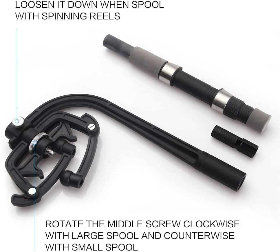 Fishing Line Winder Spooler Machine Spinning Reel Spool Spooling Station System