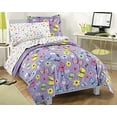 thumbnail image 1 of Dream Factory Sweet Butterfly Ultra Soft Microfiber Girls Comforter Set, Purple, Twin, 1 of 5