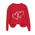 thumbnail image 6 of Valentine'S Sweatshirt For Women Cute Love Heart Shirts Casual Long Sleeve Valentine Sweat Shirts Fashion Tops, 6 of 6