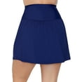 thumbnail image 2 of Leilani Womens Plus Size Solids Control Skirted Bikini Bottom Style-E850068 Swimsuit, 2 of 2