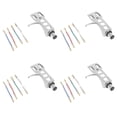 thumbnail image 1 of 4X Universal LP Disc Record Player Phono Turntable Headshell 4-Pin with OFC Leadwires for Direct-Drive Turntable, 1 of 8