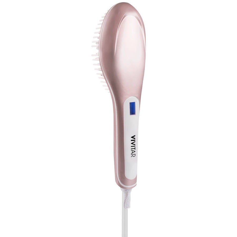 Vivitar Rose Gold Ceramic Straightening Hair Brush